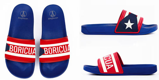 Boricua Blue Signature Slides